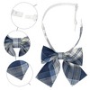 INSPIRE CHIC Women's Plaid Uniform Pre-tied Knot Cute Stylish Colorful Bow Ties - 3 of 4