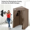 EAGLE PEAK 4x4 Pop Up Canopy, Flex Ultra Compact Portable Privacy Changing Room Photoshoots - 2 of 4