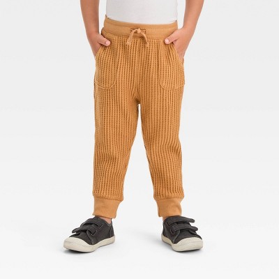 Boys' Thermal Knit Jogger Pants - Cat & Jack™ Brown Xl : Target