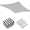 LAGarden 23x22 Ft HDPE Rectangle Sun Shade Sail - 3 of 4