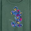 Women's - Disney - Mickey Silhouette Expressive Pattern Lightweight French Terry Slouchy - 2 of 4