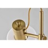 Adesso Rhodes Desk Lamp Antique Brass: 23" Height, Glass Shade, ETL Listed, No Assembly Required - 4 of 4