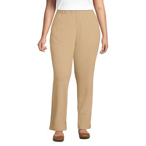 Lands' End Women's Sport Knit High Rise Pants - 1 of 3