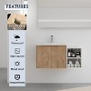 Vynxaria 36 Inch Soft Close Doors Bathroom Vanity With Sink, A Small Storage Shelves, 24" and 12" Combination Cabinet - 4 of 4
