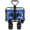 FURNIinspire Outdoor Serving Carts Fishing Cart Rod Holders All Terrain Steel Frame Utility Cart with Pneumatic Tires, Black, 44.88"*25.98"*44.49" - 2 of 4