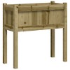 vidaXL Garden Planters 2 pcs with Legs Impregnated Wood Pine - 4 of 4