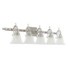 Livex Lighting French Regency 5 - Light Vanity in  Brushed Nickel - 3 of 4