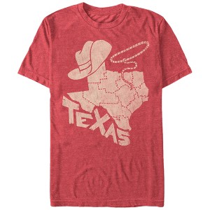 Men's Lost Gods Fourth of July  Lasso Texas State T-Shirt - 1 of 4