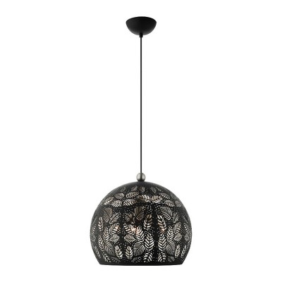 Livex Lighting Chantily 3 - Light Pendant in  Black