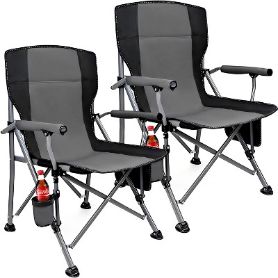Musment Outdoor Portable Folding Camping Chair, Lawn Chairs for Outdoor, Supports up to 400lbs