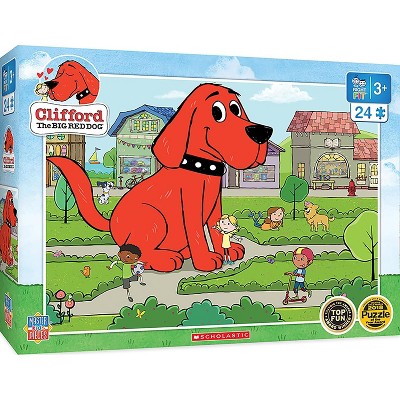 MasterPieces Inc Clifford the Big Red Dog Town Square 24 Piece Jigsaw Puzzle