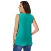 Woman Within Perfect Sleeveless Shirred V-Neck Tunic - 3 of 4