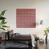Little Arrow Design Co watercolor hearts on stripes Wood Wall Mural - Society6 - 2 of 2