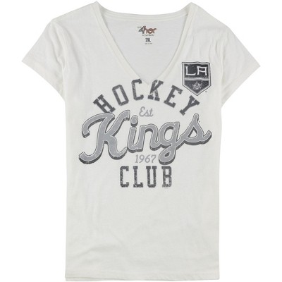 G-III Sports Womens Los Angeles Kings Club 1967 Graphic T-Shirt, white, 2XL
