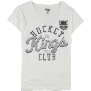 G-III Sports Womens Los Angeles Kings Club 1967 Graphic T-Shirt, white, 2XL - 1 of 2