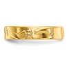 Black Bow Jewelry Footprints 3mm Toe Ring in 14 Karat Yellow Gold - 4 of 4