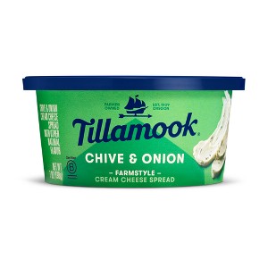 Tillamook Chive & Onion Farmstyle Cream Cheese - 7oz - 1 of 4