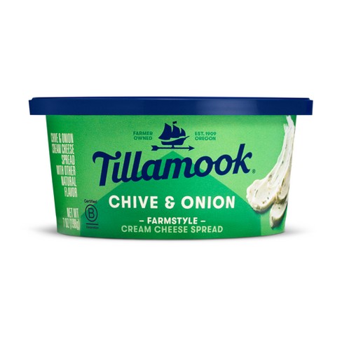 Tillamook Chive & Onion Farmstyle Cream Cheese - 7oz - image 1 of 4