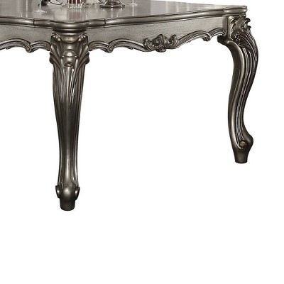Versailles Antique Platinum Square Extendable Counter Height Dining Table