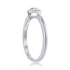 Bella Silver Sterling Silver White & Sapphire CZ Evil Eye Ring - Available Sizes:  9 ,  8 ,  7 ,  6 ,  5 - 2 of 3
