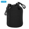 Unique Bargains Neoprene Waterproof Shockproof Camera Drawstring Lens Bag Black 4 Pcs - 3 of 3