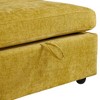 Modern Minimalist Cream Two-Seater Sofa - 3 of 4