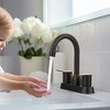 ChicFurnit Bathroom Sink Faucet 2 Handle Centerset Design for RV and Home Use with Easy Installation, Bronze, 10.62"*9.65"*2.6" - 2 of 4