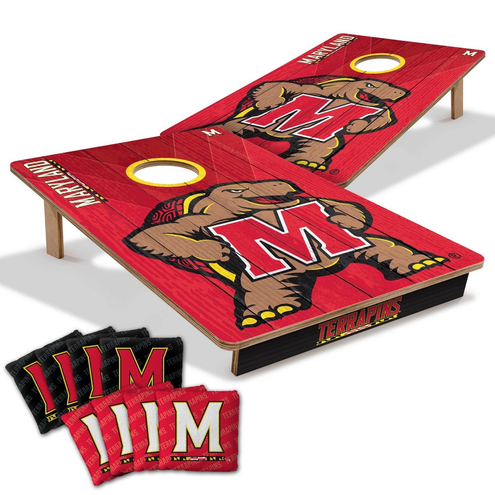 NCAA Maryland Terrapins 2'x3' Wood Toss Game Set