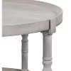 Kate and Laurel Bellport Round Wood Coffee Table, 29x29x21, Gray - 2 of 4