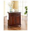 Solid Granite Top Portable Kitchen Cart/Island - Crosley - 3 of 4