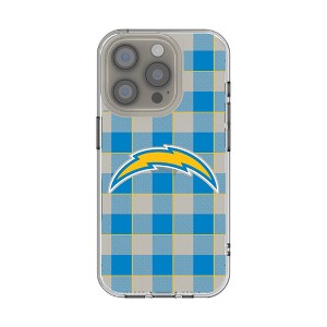 NFL AFC Teams Plaid Clear Cell Phone Case for Apple iPhone - 1 of 4