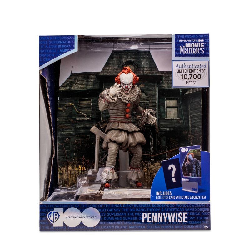 McFarlane Toys Movie Maniacs It: Chapter Two Pennywise 6&#34; Figure, 3 of 14