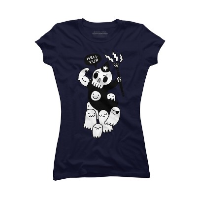 Junior's Design By Humans Super Duper Necromancer By obinsun T-Shirt