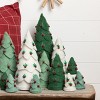Transpac Foam 8.66 in. Multicolor Christmas Layered Tree Ornament in Crate Set of 12 - 2 of 3