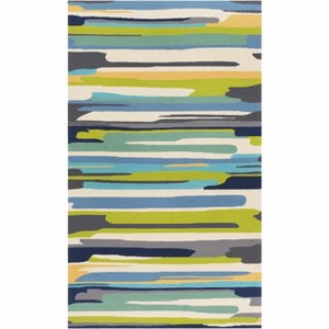 Hauteloom Ephrata Colorful Blue Rug - 1 of 4