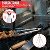 Itopfox Heavy Duty BBQ Grill Accessories Set - Premium Stainless Steel Spatula, Fork, Brush & Tongs, Barbecue Utensils Tool Kit for Grilling Lovers - 3 of 4