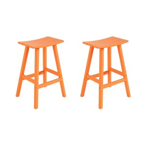 WestinTrends Outdoor Patio Adirondack Counter Height Stool Chair - 1 of 4