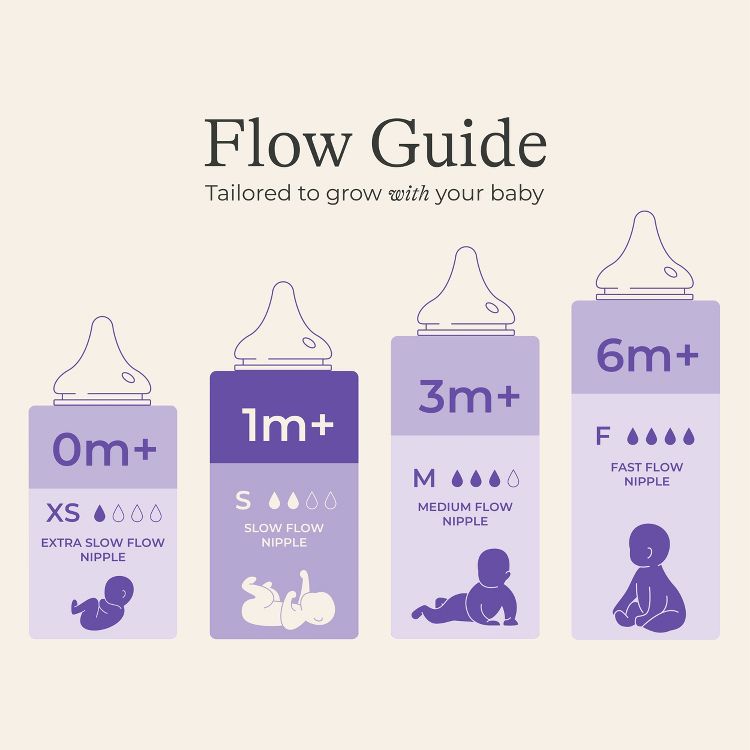 Lansinoh Anti-Colic Baby Bottles for Breastfeeding Babies, Formula Feeding, Breast Milk Storage - Slow Flow Nipples (Size 2S) - 5oz/3pk, 3 of 8