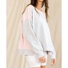 Women's Color Block Sweatshirt - BUCKETLIST - 3 of 4