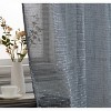 HLC.ME Emily Faux Linen Semi Sheer Light Filtering Grommet Lightweight Window Curtains Drapery Panels, Set of 2 - 4 of 4