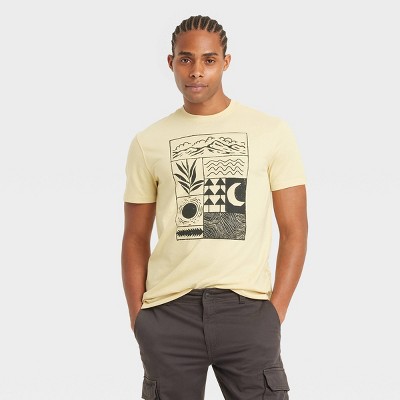 Men's Short Sleeve Graphic T-Shirt - Goodfellow & Co™ Gold XL