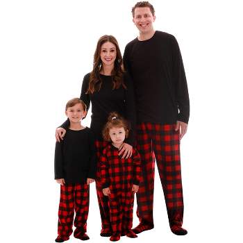 #followme Matching Family Pajamas Buffalo Plaid - Buffalo Check Christmas Pajamas - Xmas PJs