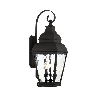 Livex Lighting Exeter 3 - Light Wall Light in  Black