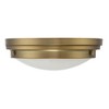 Savoy House Lucerne 3 - Light Flush Mount in  Warm Brass - 2 of 4