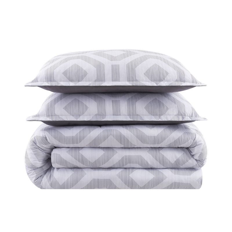 Skyler Textured Geometric Antimicrobial Comforter Set - Serta, 2 of 5