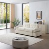 3-in-1 Teddy Sleeper Sofa, Pull-Out Couch Bed with Recliner & Armchair Function for Living Room, Apartment, Dorm - 2 of 4