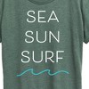 Women's - Instant Message - Sea Sun Surf Short Sleeve Graphic T-Shirt - 2 of 4