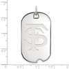 Black Bow Jewelry 10k White Gold Florida State Seminoles NCAA Large Pendant - 2 of 3