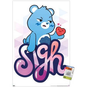 Trends International Care Bears: Unlock The Magic - Sigh Unframed Wall Poster Prints - 1 of 4