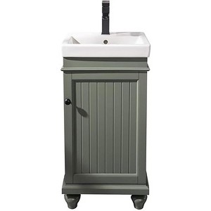HomeStock 18-inch Pewter Green Sink Vanity - 1 of 4